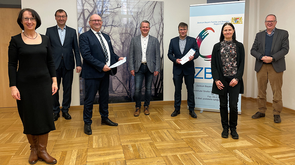 EAA OberpfalZ: wichtige Leiter:innen und Angestellte der ifd Oberpfalz und des Inklusionsamts – Region Oberpflaz, ZBFS Oberpfalz.