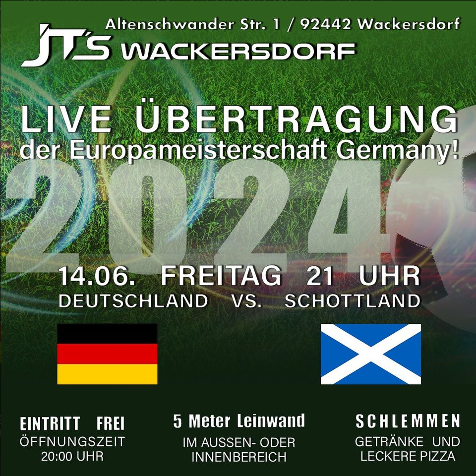 Screenshot 2024 06 12 at 14 31 56 ️️ Puplic Viewing Europameisterschaft Germany️ 14.06.2024 JTS Disco