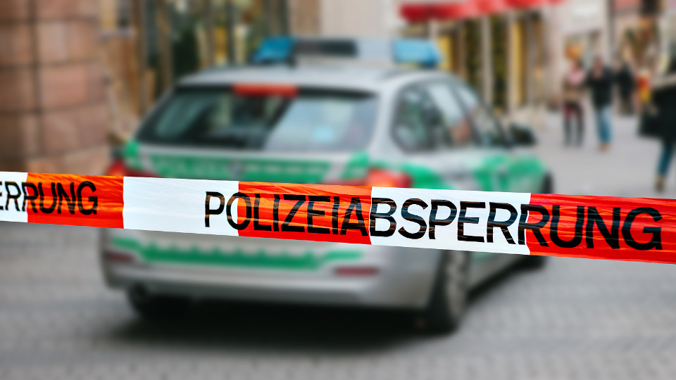 Polizeiabsperrung