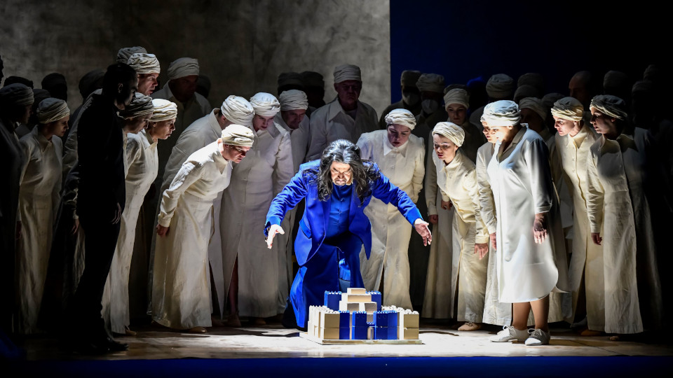 Bild der Oper „Nabucco“