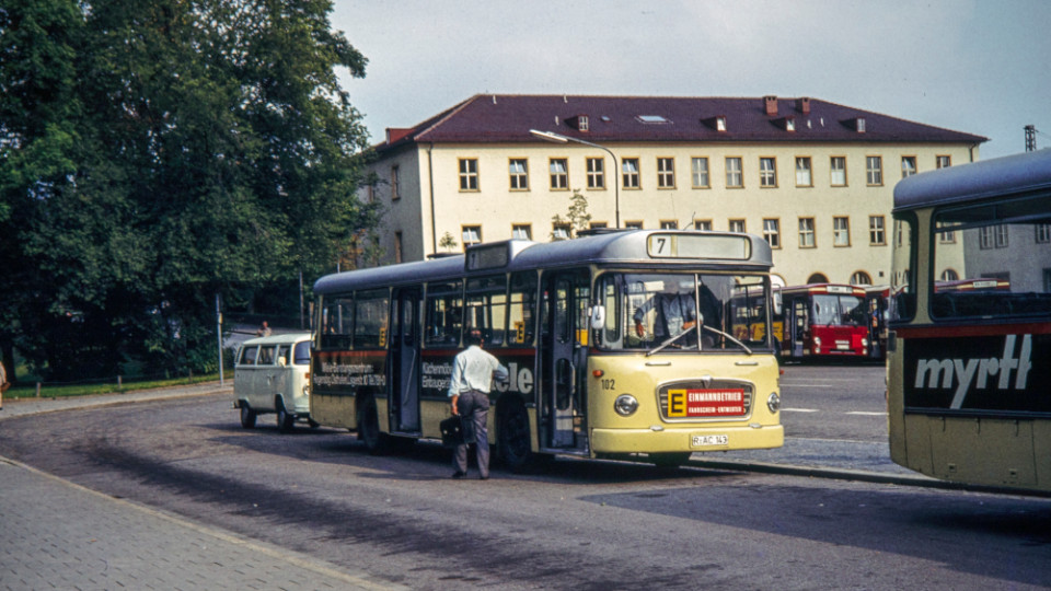 Bild des Oldtimerbusses