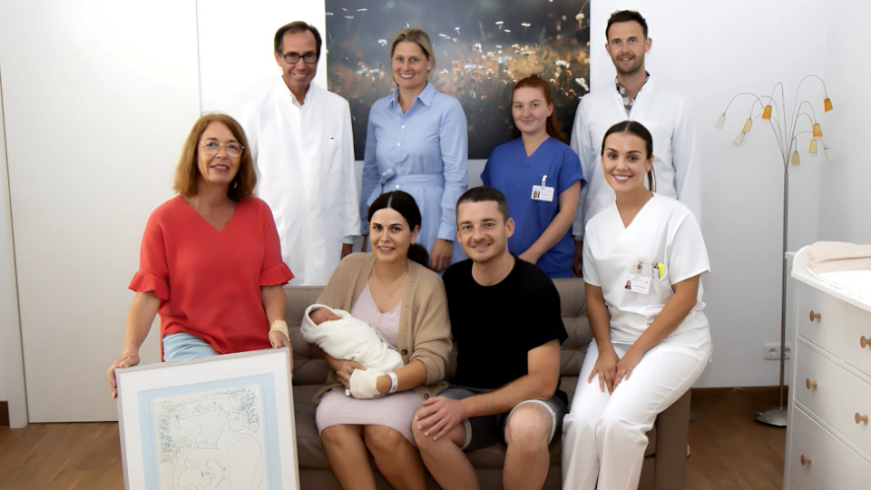 Gruppenfoto im St. Josef Krankenhaus