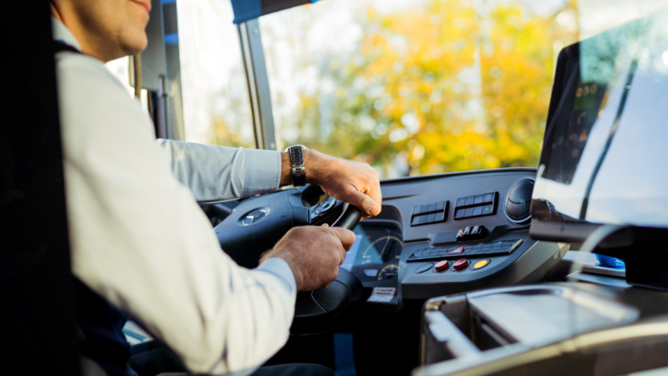 Busfahrer unterwegs