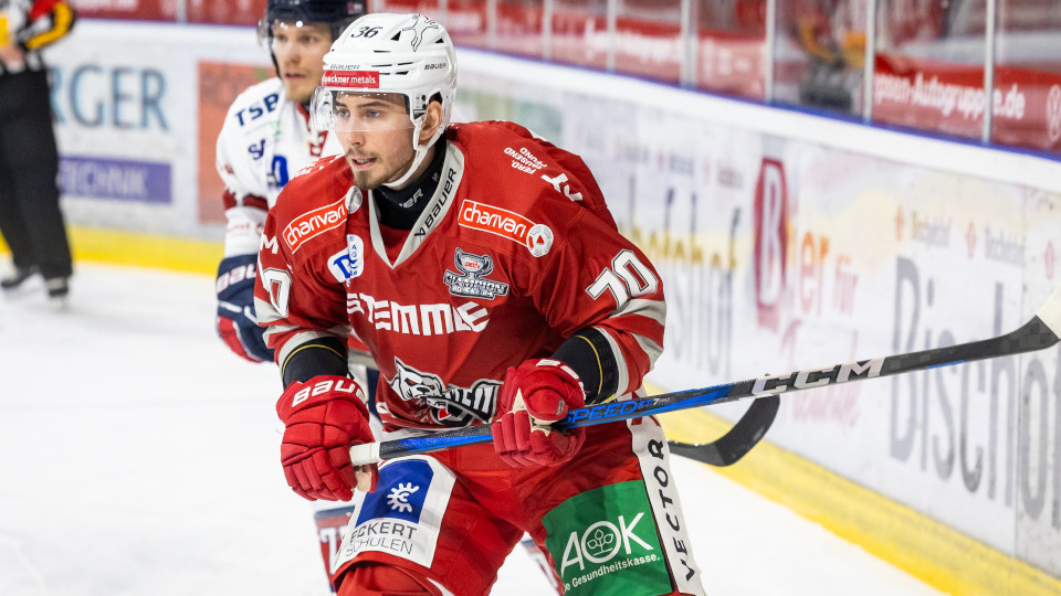 Eishockey Spieler auf dem Eis