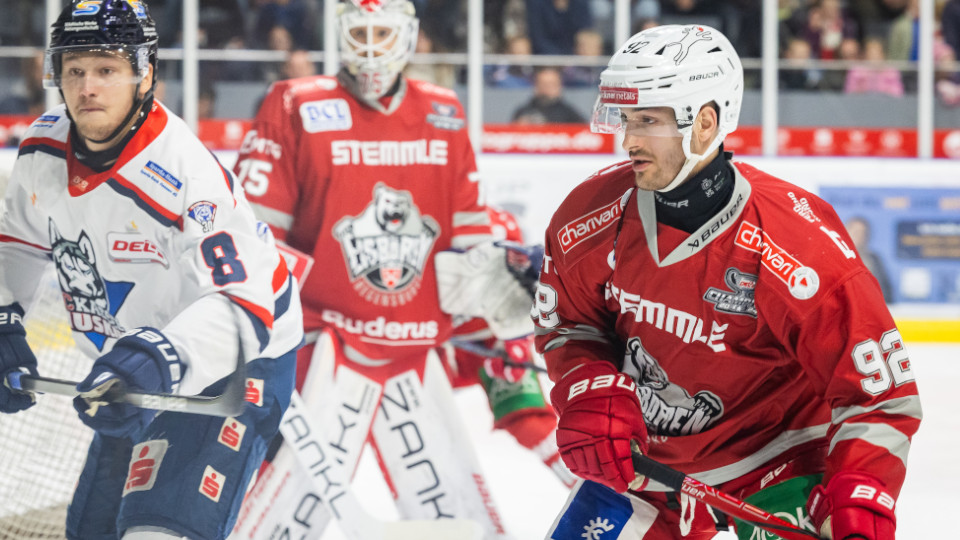 Eishockey Spieler auf dem Eis