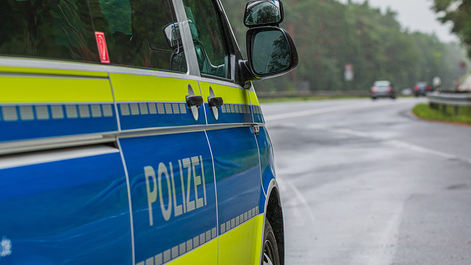 Streifenwagen der Polizei