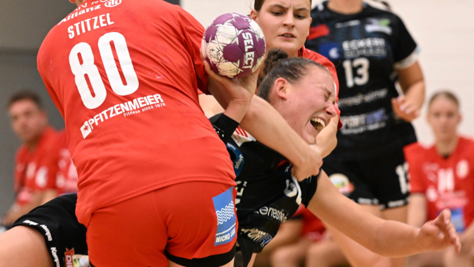 #56 Rückraumspielerin Carolin Hübner kann am Samstag wieder für die Bunkerladies auflaufen