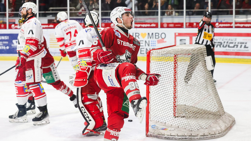 Eishockey Spieler auf dem Eis